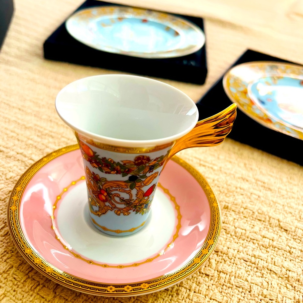 Butterfly Garden After Dinner Cup & Saucer 5 in 3 oz (Special Order)